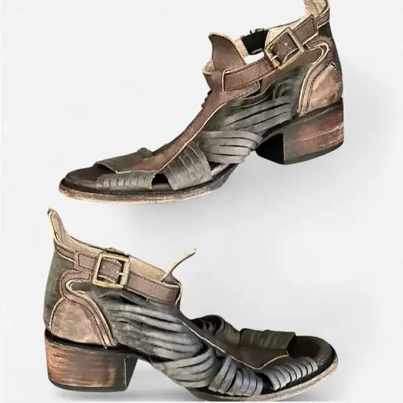 Freebird Arrow leather boho sandals - Picture 4 of 6